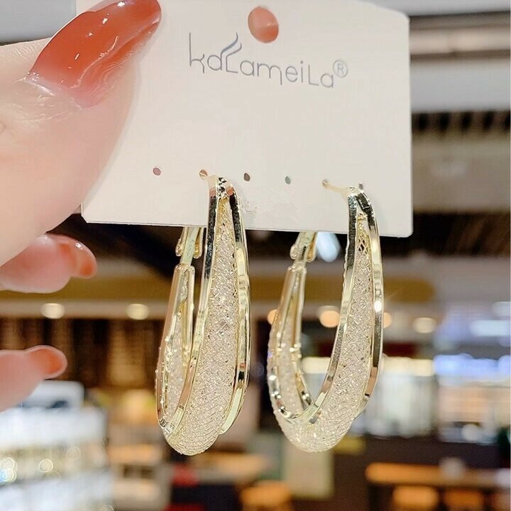 💝Fashion Oval Earrings