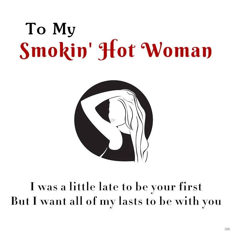 For Love - To My Smokin' Hot Woman Double Heart Bracelet