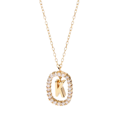 Diamond Alphabet Necklace - Define It By You