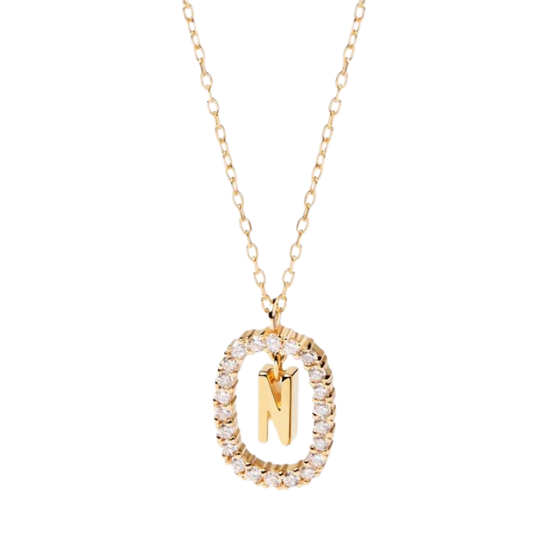 Diamond Alphabet Necklace - Define It By You