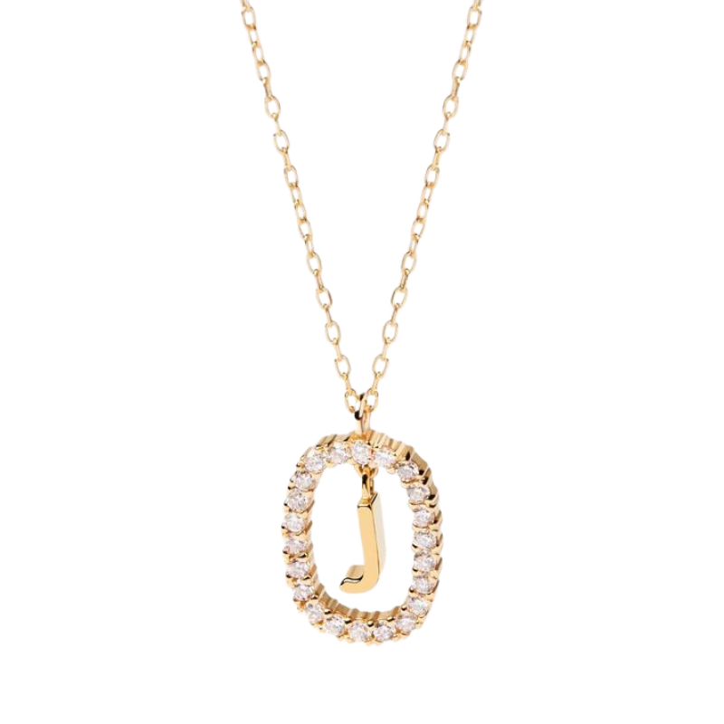 Diamond Alphabet Necklace - Define It By You