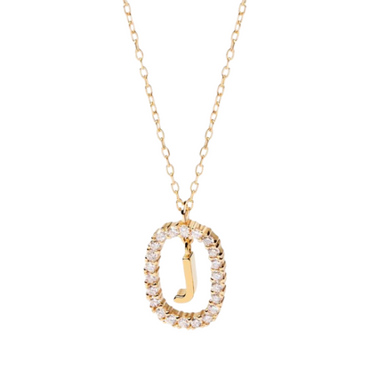 Diamond Alphabet Necklace - Define It By You