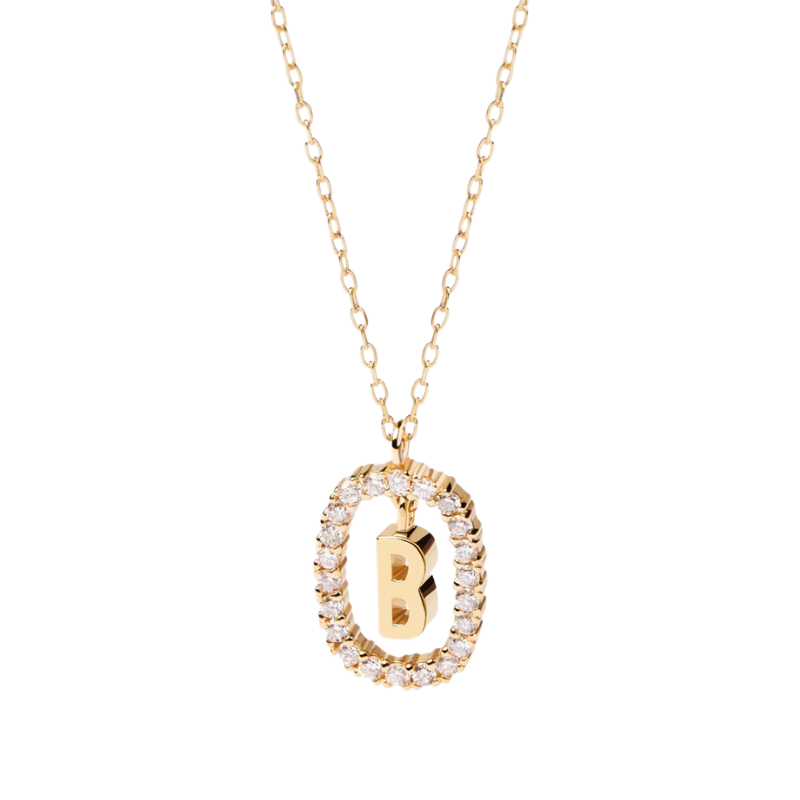 Diamond Alphabet Necklace - Define It By You