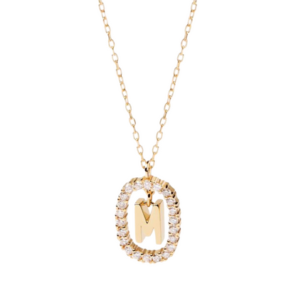 Diamond Alphabet Necklace - Define It By You
