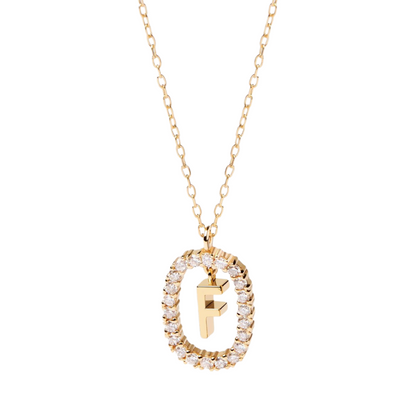 Diamond Alphabet Necklace - Define It By You