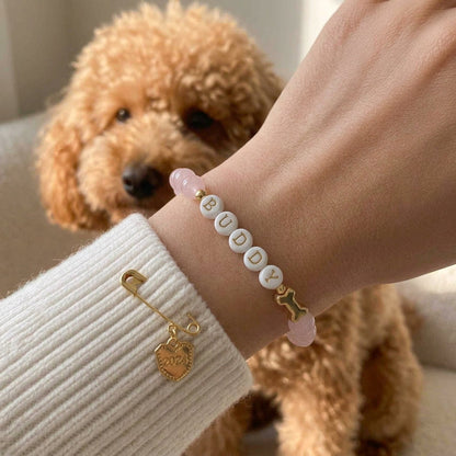 Personalized Pet Name Crystal Bracelet
