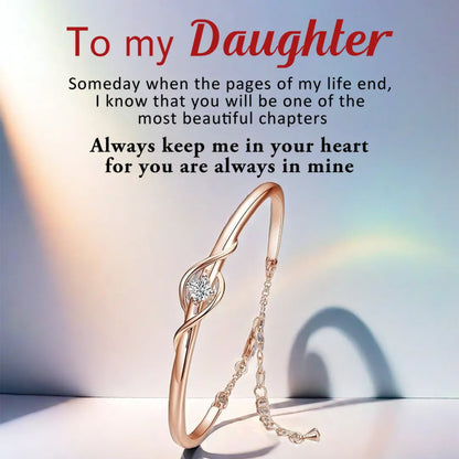 For Daughter- You are Always in Mine Diamond Bracelet