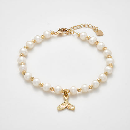 🌸2024 Spring Hot Sale✨FRESHWATER PEARL MERMAID BRACELET