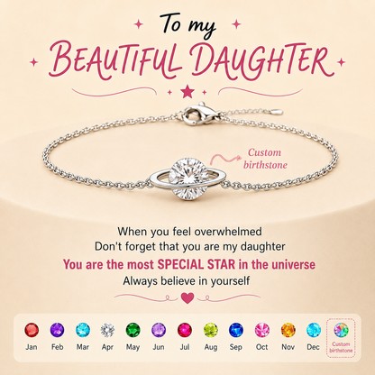 For Daughter- You Are The Most Special Star Birthstone Bracelet