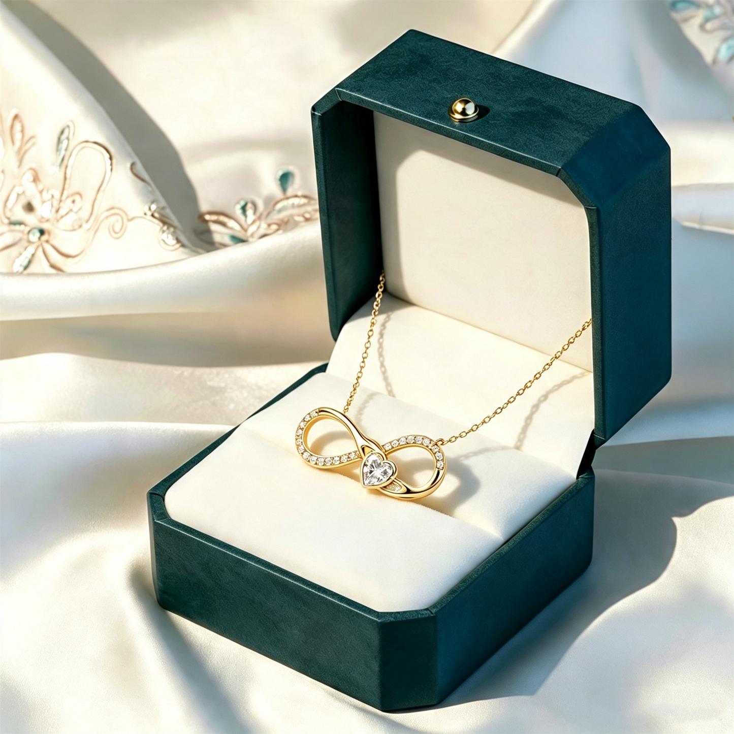 For Unbiological Daughter- Life Brought Us Together Infinity Necklace