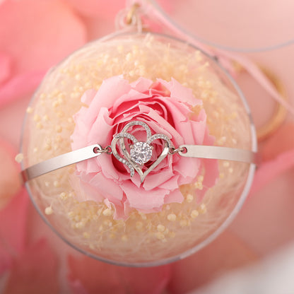 🌸2025 New Sale-I Want All Of My Lasts To Be With You Double Heart Bracelet