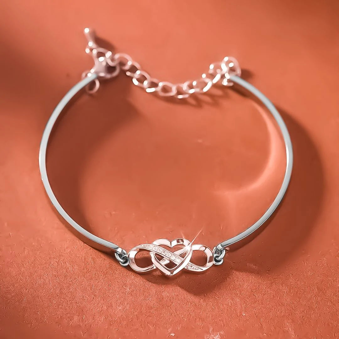 🌸2025 New Sale- I Love You Forever and Always Infinity Heart Bracelet