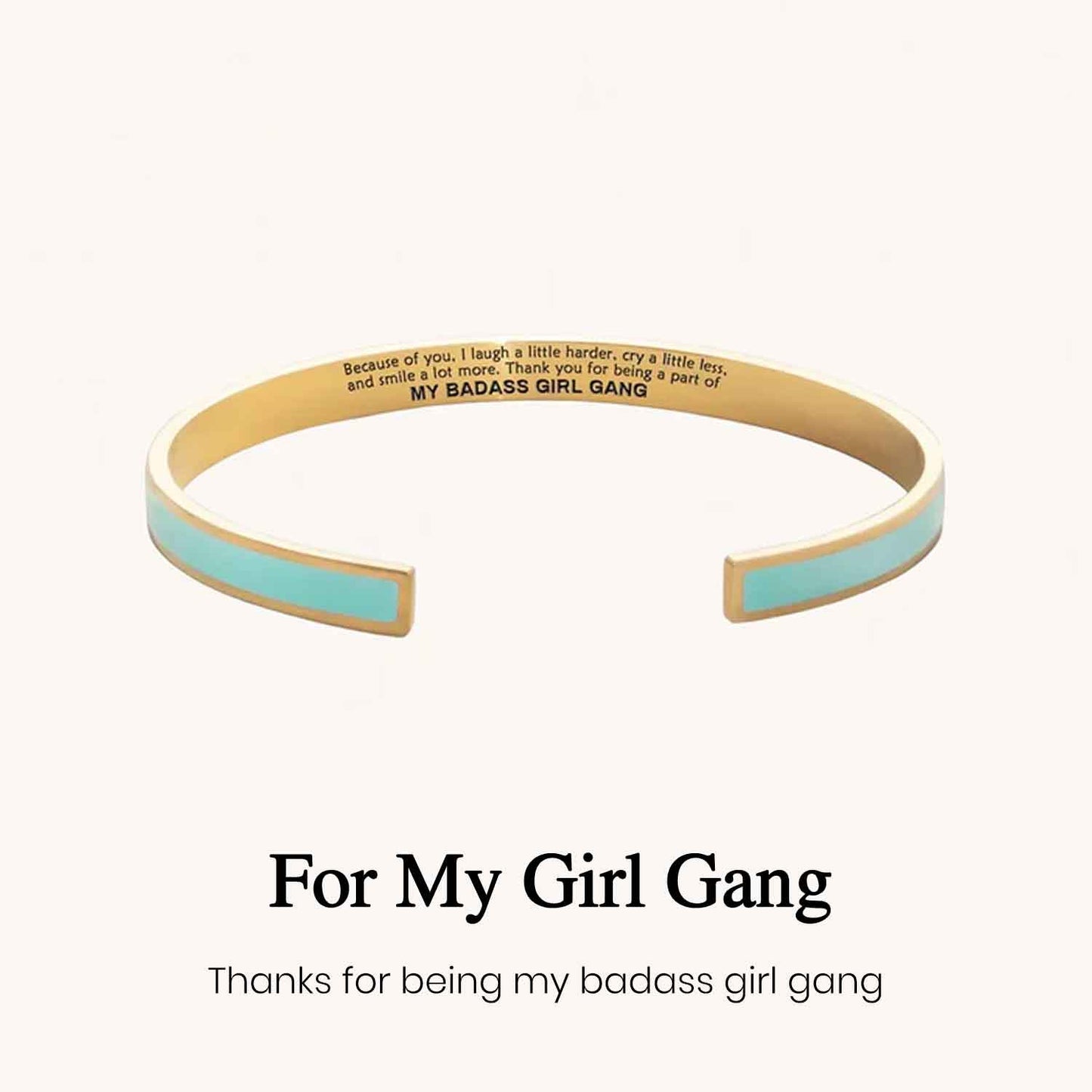 🔥Summer Hot Sale🌊My Badass Girl Gang Multiple Color Bangle