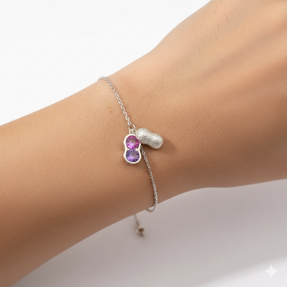 Peanuts In A Pod Birthstone Peanut Bracelet