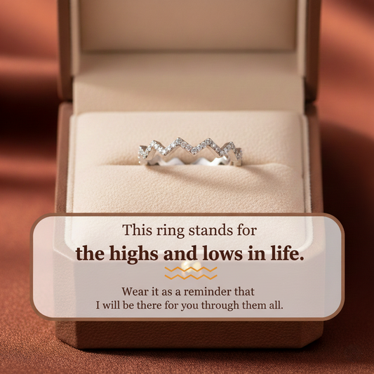 The Life’s Highs and Lows Keepsake Ring