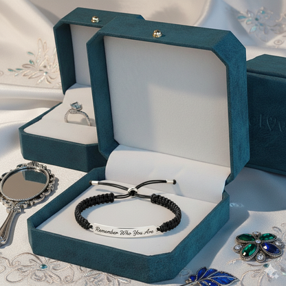 To My Son- Remember Who You Are Braided Bracelet