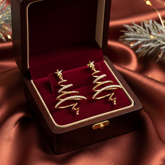 🎄Hot Sale✨Christmas Tree Earrings