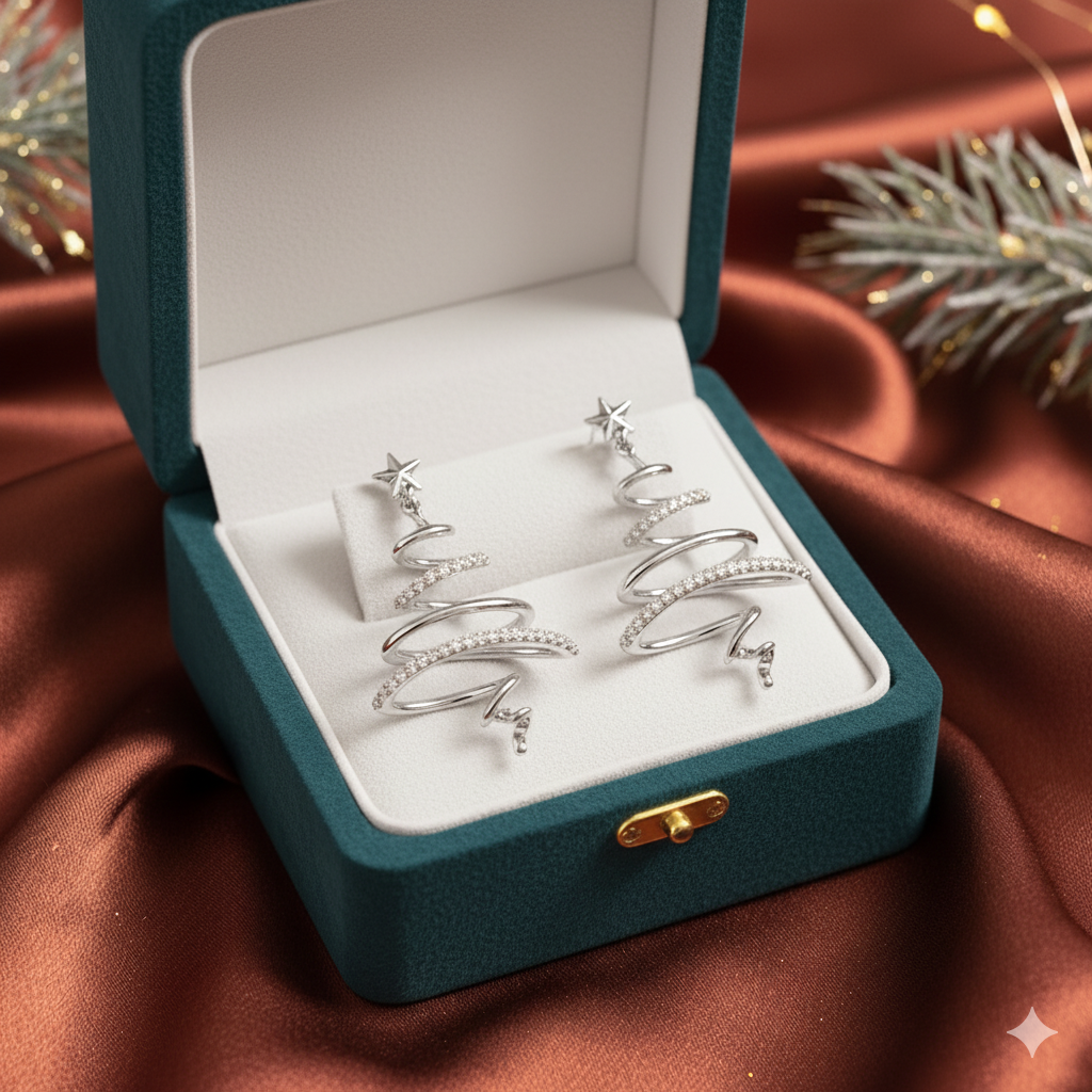 🎄Hot Sale✨Christmas Tree Earrings