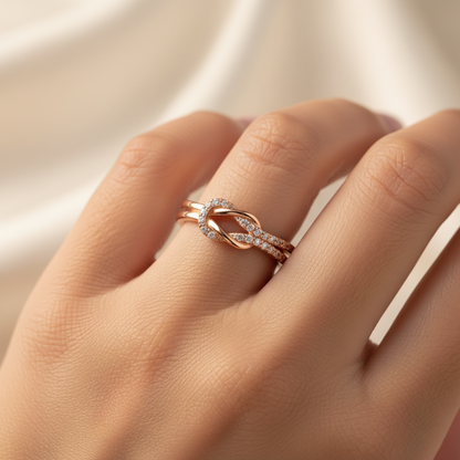 The Love Between Mother And Daughter Is Forever S925 Ring