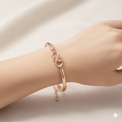 To My Granddaughter - Keep Me In Your Heart Infinity Bracelet