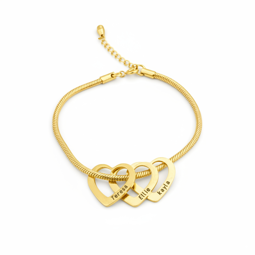 For Friend -You're My Favorite Bitch Heart Bracelet