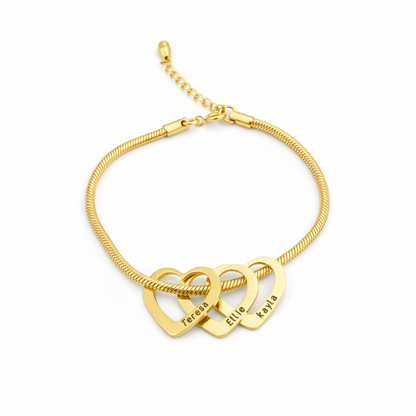 For Friend -You're My Favorite Bitch Heart Bracelet