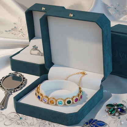 Celestial Bloom Birthstone Bracelet