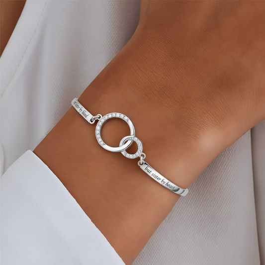 For Friend - Not Sisters By Blood But Sisters By Heart Bracelet