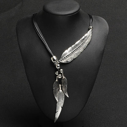 🌊SUMMER HOT SALE✨NATIVE FEATHER WOMEN'S NECKLACE