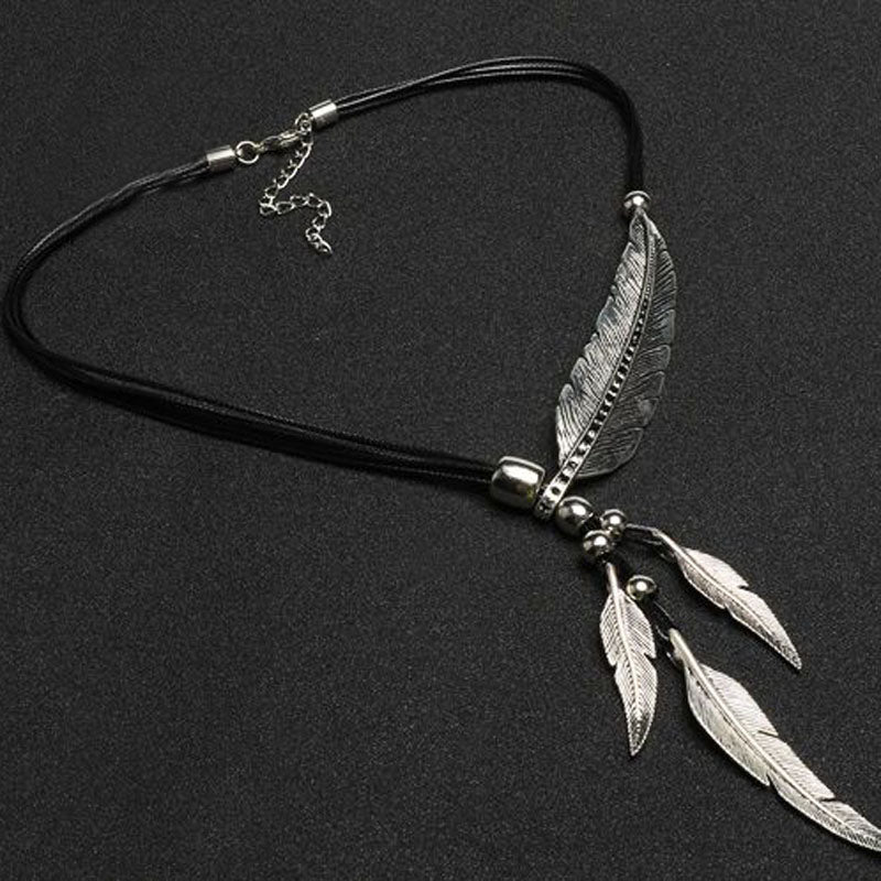 🌊SUMMER HOT SALE✨NATIVE FEATHER WOMEN'S NECKLACE