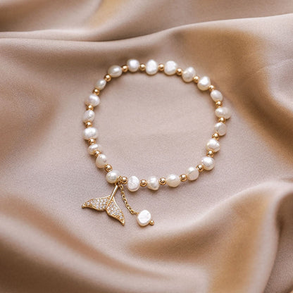 🌸2024 Spring Hot Sale✨FRESHWATER PEARL MERMAID BRACELET