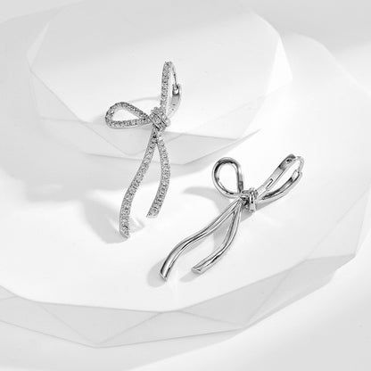 🌸2024 Spring Hot Sale✨FRENCH STYLE ZIRCON BOW EARRINGS