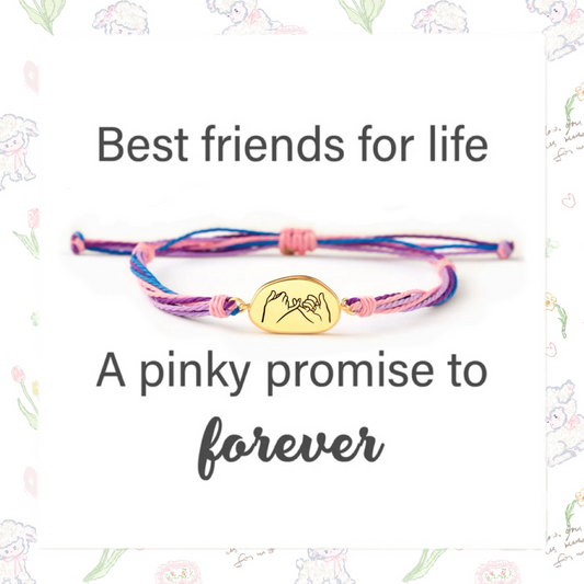 Best Friends For Life Pinky Promise Bracelet