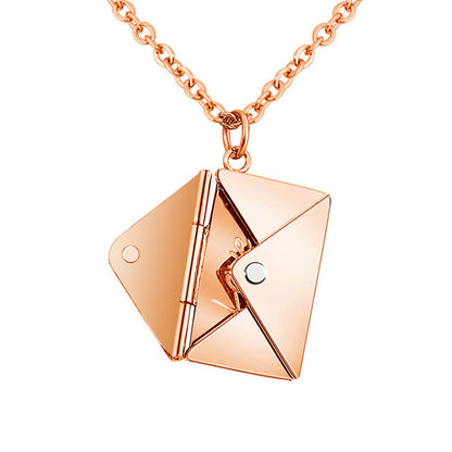 🌸2024 Spring Hot Sale✨Customized Envelope Necklace