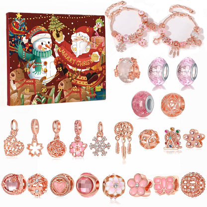 24 Pcs DIY Christmas Advent Calendar Bracelets Set🎁