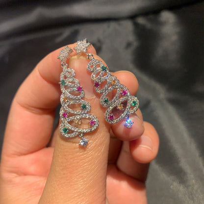 Hot Sale🎁Shiny Christmas Tree Earrings