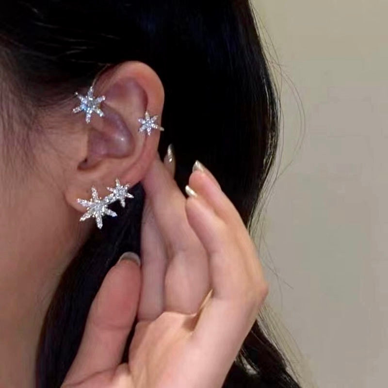 🌸Sparkling Snowflake Zircon Earrings