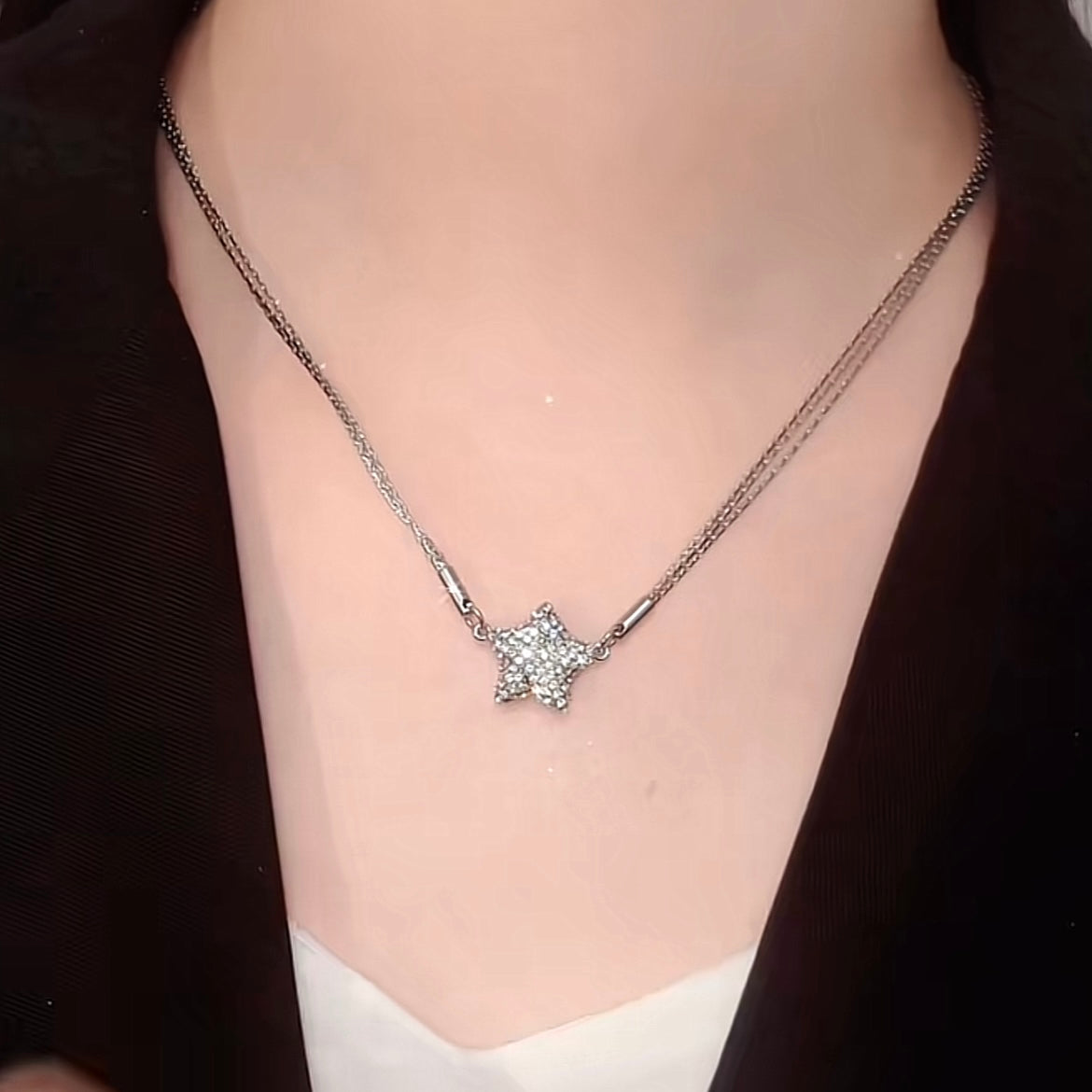 Hot Sale🎁Magnetic Star Patchwork Necklace