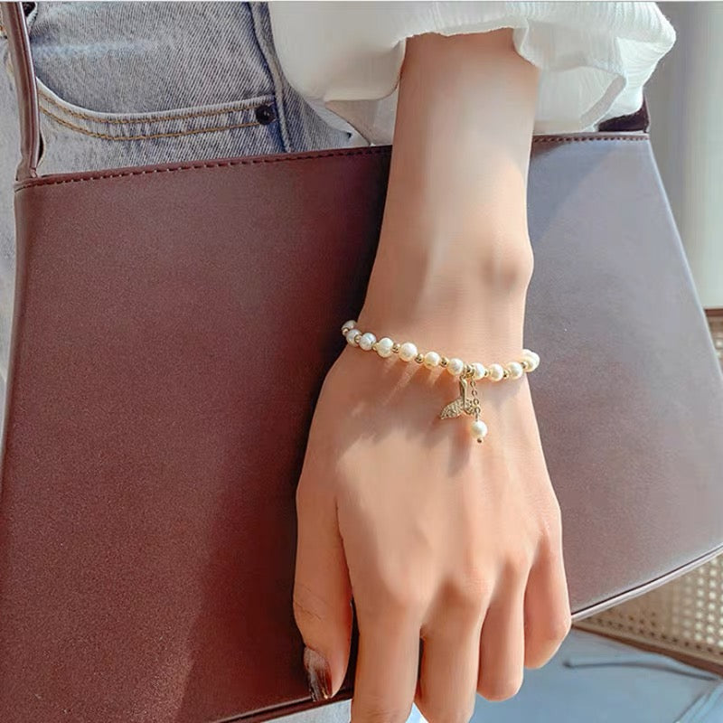 🌸2024 Spring Hot Sale✨FRESHWATER PEARL MERMAID BRACELET