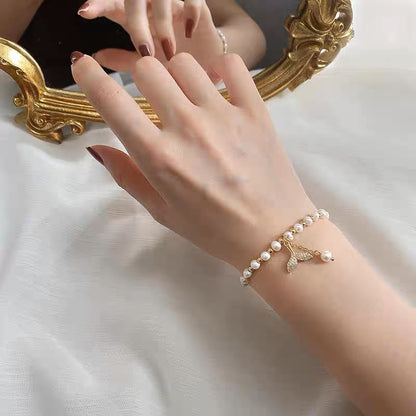 🌸2024 Spring Hot Sale✨FRESHWATER PEARL MERMAID BRACELET