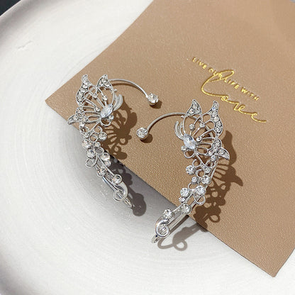 🌸2024 Spring Hot Sale✨HOLLOW BUTTERFLY STYLE ZIRCON EARRINGS