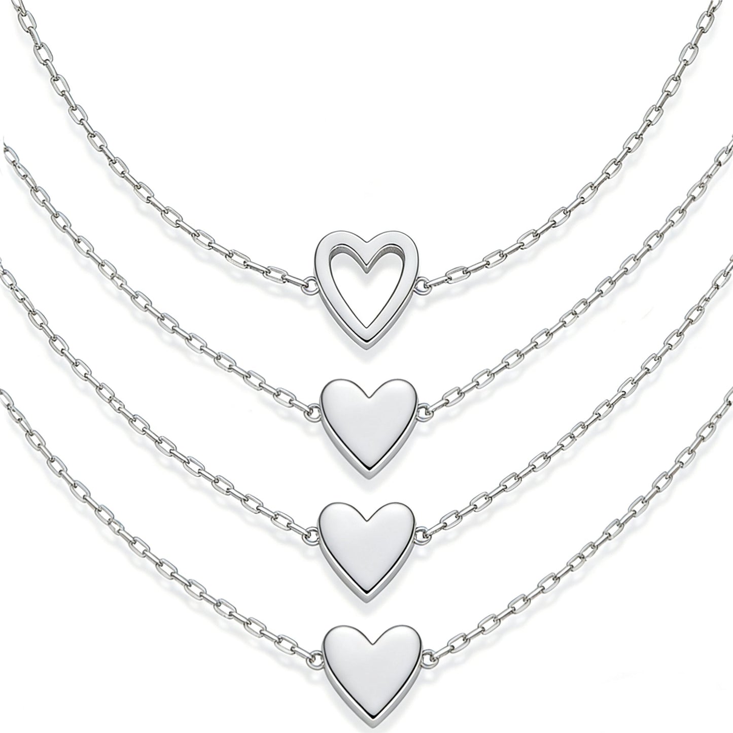 Mother & Daughter Forever Together Heart bracelet