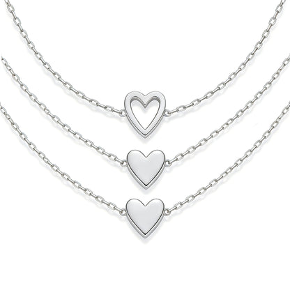 Mother & Daughter Forever Together Heart bracelet