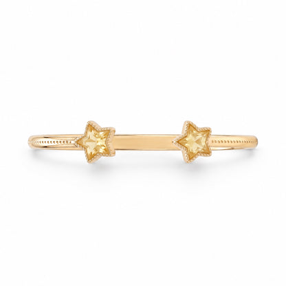 For Friend – Same Sky Forever Friend Gold Open Cuff Bracelet