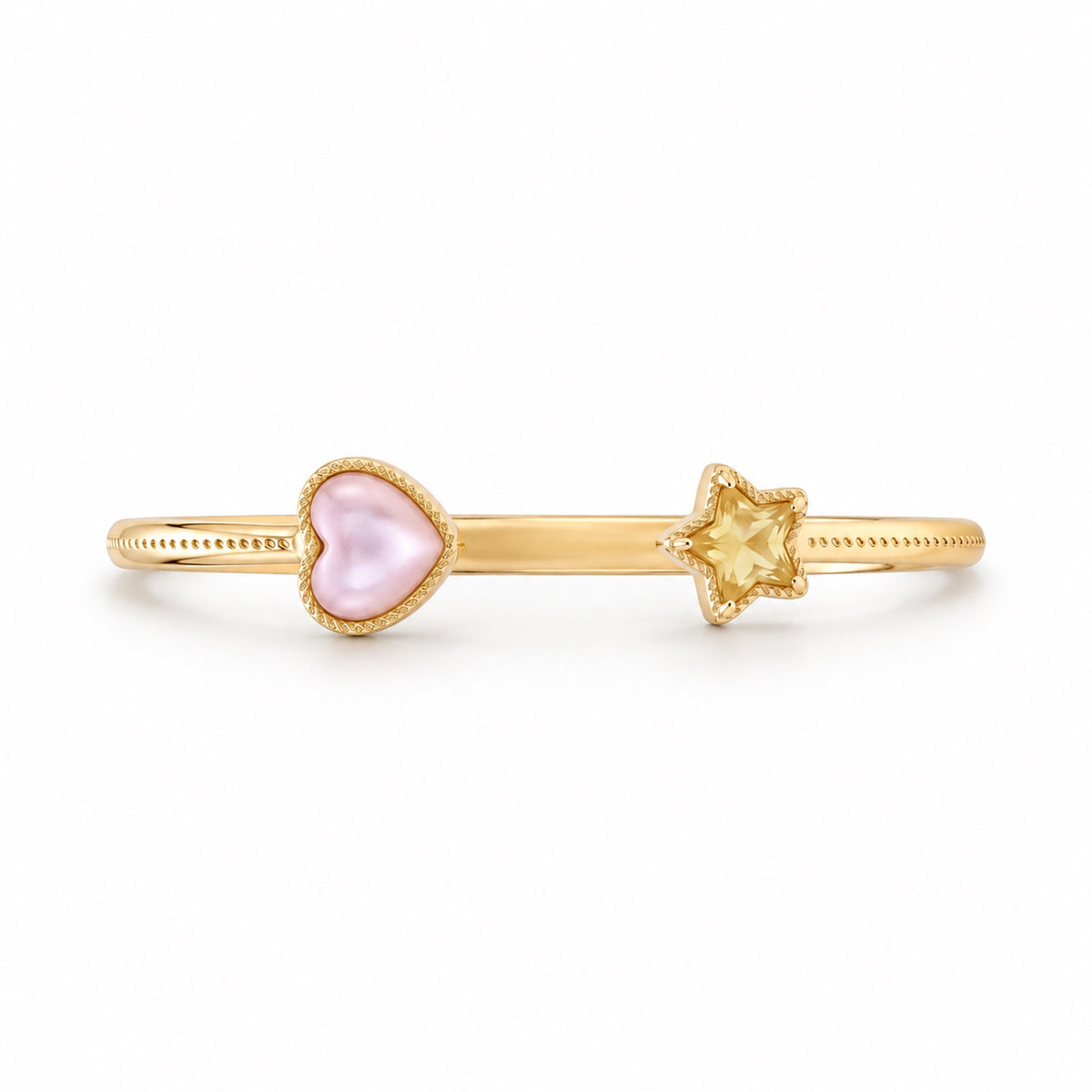 For Friend – Same Sky Forever Friend Gold Open Cuff Bracelet