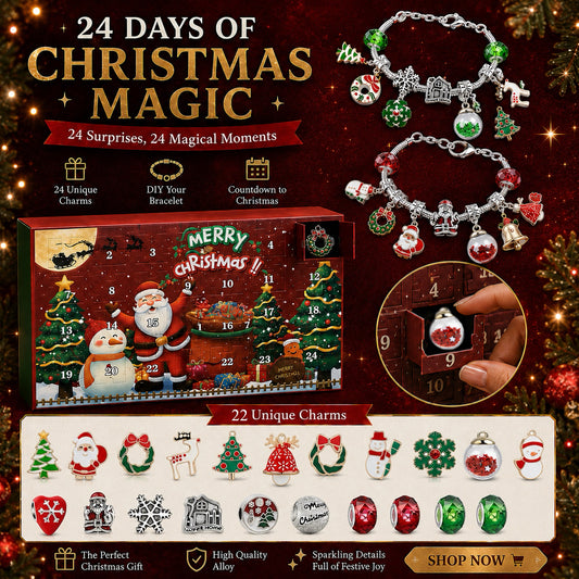 🎄DIY CHRISTMAS ADVENT CALENDAR BRACELETS SET