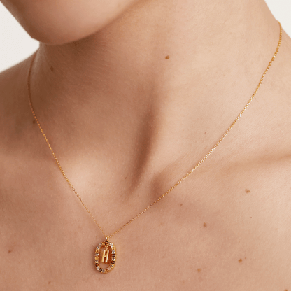 Diamond Alphabet Necklace - Define It By You