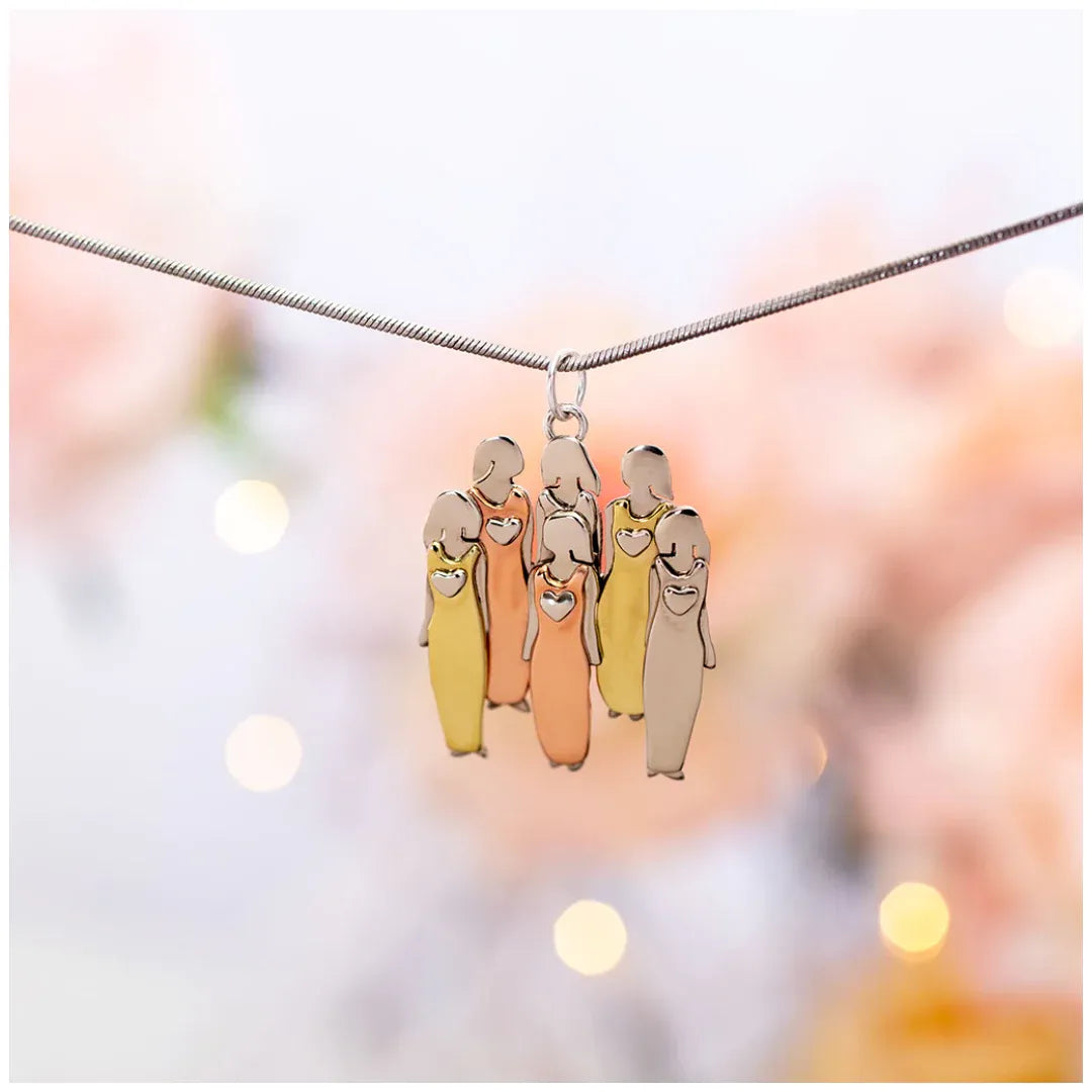FOR UNBIOLOGICAL SISTER - THANKS FOR ALWAYS BEING BY MY SIDE NECKLACE
