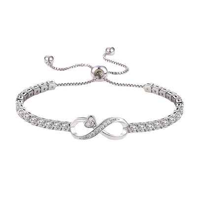 FOR DAUGHTER - I AM ALWAYS WITH YOU DIAMOND BRACELET