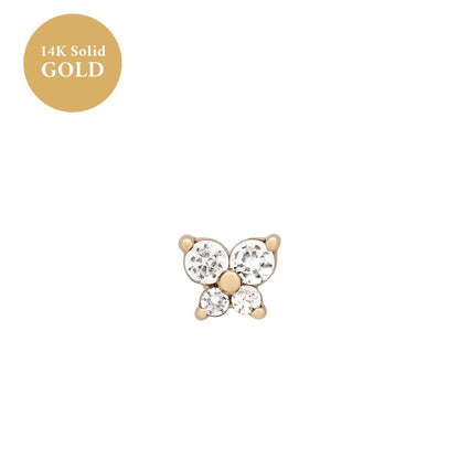 🌸Butterfly Birthstone Stud Earrings